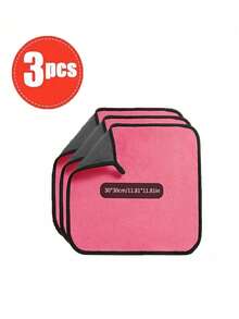 Pink Car Cleaning Kit, Including Three Absorbent Car Wipes, A Pack Of Car Cleaning Soft Gel, A Car Wiper, Pink Car Accessories, Car Supplies,Car Must Haves - Pink - View 12