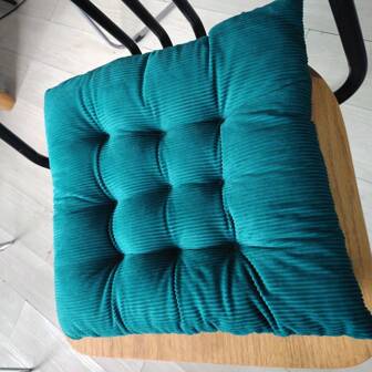 Plush Tie-Up Seat Cushion, Warm And Comfortable Fleecy Chair Pad For Autumn/Winter, Suitable For Home, Office, Dormitory, Dining Chair