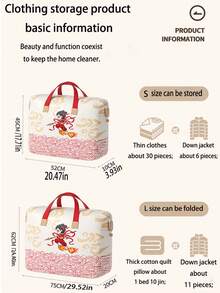 Nezha Non-Woven Fabric Storage Bags For Moving, Bedding & Travel Packing - Multicolor - View 10