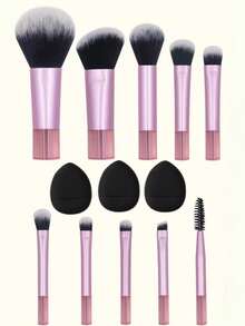 13 Peças Conjunto de Minipincéis de Maquiagem, Pincéis Cosméticos de Tamanho Portátil para Viagem, Opções Multicoloridas, Conjunto de Pincéis, Kit de Pincéis de Maquiagem, Conjunto de Pincéis de Maquiagem, Kit de Maquiagem Completo, Conjunto de Pincéis de Maquiagem, Kit de Maquiagem Completo, Kit de Pincéis, Conjunto de Pincéis de Maquiagem, Conjunto de Presentes de Maquiagem, Conjunto