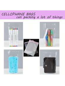 100pcs, Clear Reusable Ziplock Packaging Bags, Food Contact Cook Packaging Gift Bags, Clear Snack Bags, Suitable For Cook, Snacks And Baked Goods, Cook Bags