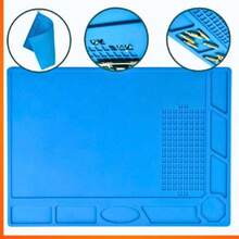 Antistatic Silicone Blanket For Cell Phone Service Bench - Màu xanh lam - Xem 4