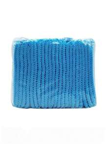 100pcs/50pcs Thick Disposable Hats, Kitchen Oil Fume And Hair Proof Food Caps, Shower Caps, Beauty Salon Specific Breathable Headgear, Disposable Hats, Work Caps, Kitchen Chef Catering Hats, Dust-Proof Headgear, Food Mesh Caps, Non-Woven Sanitary Headgear, Suitable For Dust-Free Workshops, Laboratories, Beauty Salons, Food Processing, Electronics Industry, Cleaning Work, Industrial Operations, Nail Art And Other Places
