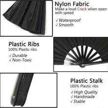 Ventilador de mão dobrável Taichi 2025 - Sem necessidade de bateria, plástico leve, refrigeração portátil para ioga/atividades ao ar livre/viagens. Refrigeração de verão, praia, viagens.
