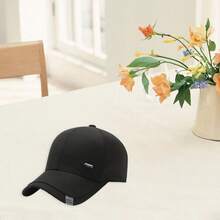 Baseball Cap For Men Letter Sign Adjustable Personalized Dad Hats For Spring, Summer - Negro - Ver 7