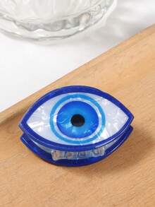 1 件可爱恶魔眼发夹 - 小尺寸，时尚图案，非常适合女士时尚配饰、优雅发夹、发爪、爪夹、发夹