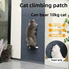 1PC 30x100cm Cat Scratch Proof Sofa Protector Sticker Roll | Self-Adhesive Cuttable Furniture Protection Tape For Leather Fabric Repair | Durable Anti-Scratch Wall Guard | Cat Scratching Post Alternative | DIY Pet Furniture Protector - Dark Grey - View 2