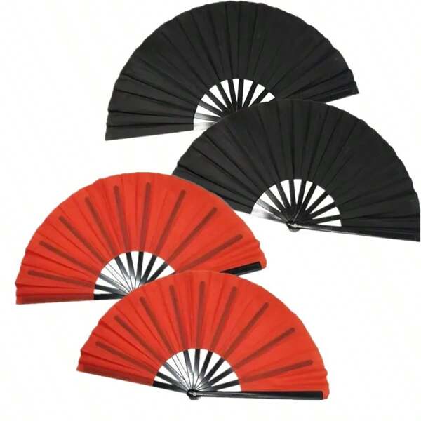 Ventilador de mão dobrável Taichi 2025 - Sem necessidade de bateria, plástico leve, refrigeração portátil para ioga/atividades ao ar livre/viagens. Refrigeração de verão, praia, viagens.