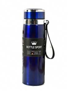 Butelka na wodę ze stali nierdzewnej, kubek do kawy, duża pojemność, zestaw do bufetów do uprawiania sportów na świeżym powietrzu i fitnessu - Wielokolorowe - Zobacz 10