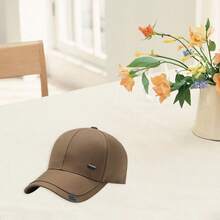 Baseball Cap For Men Letter Sign Adjustable Personalized Dad Hats For Spring, Summer - 卡其色 - 查看 5