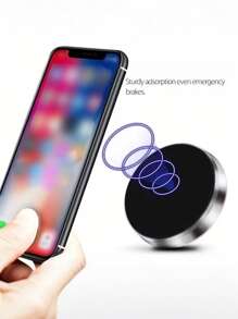 Magnetic Mobile Phone Car Holder Universal Magnetic Holder Attached To The Car Dashboard Wall Is Compatible With All Mobile Phones Compatible With IPhone, Android Phone, Gift For Birthday, Family, Friends Car Accessories, Car Phone Holder