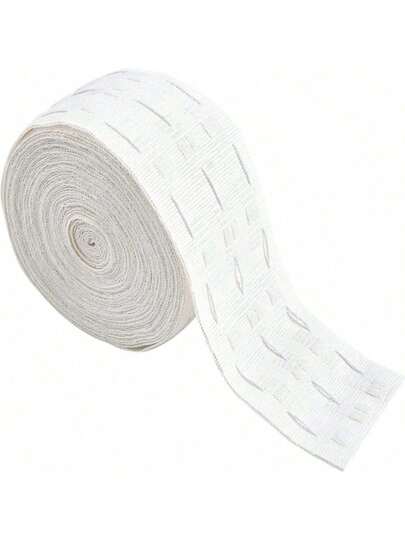 10m British & European Style Curtain With 3-Strand Pull Cord, Easy To Pull Up And Prevent Wrinkles, Includes Cotton Curtain Hooks And Pull Strap Accessories