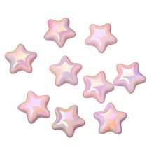 10 chiếc Acrylic Pentagram, Ngôi sao may mắn, Hạt sao biển, Phụ kiện thủ công DIY cho phụ nữ, Thích hợp để làm túi xách, Dây đeo điện thoại, Móc chìa khóa - Ngôi sao - Xem 12