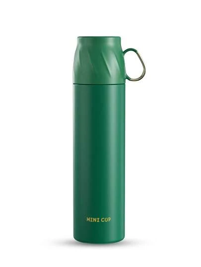 500ml/16oz Insulated Water Bottle 24-hour heat preservation, Leak-Proof, Multi-purpose cup lid Double Wall Stainless Steel Water Bottle for Sports, Gym, Travel, and School
