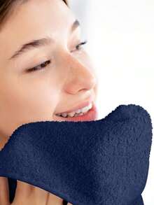 Utopia Towels 24-Pack Premium 100 % Ring-Spun Cotton Washcloths Soft Flannel Face Cloths [ EXPRESS DELIVERY ] – 24 * 30 Cm Washcloth Shower Towels, Ultra-Plush & Highly Absorbent Washcloths For Bathroom, Spa, Gym & Travel – Durable Hemmed Edges, Quick-Dry & Fade-Resistant Fibre – Machine-Washable At 30 °C, Lint-Free, Hypoallergenic Towels For Facial Cleansing, Makeup Removal, Baby Bath Time & Kitchen Use – Versatile Home Essentials And Stylish Bathroom Décor In Classic White - Navy Blue - View 3