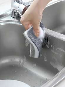 5/10/15/20 Peças Conjunto de Esponjas de Limpeza Pesadas e de Dupla Face - Efetivas para Limpeza Doméstica Pesada, Suaves em Pratos e Perfeitas para Serviços de Limpeza Comercial - Reutilizáveis, Absorventes e Fáceis de Limpar! - Multicolorido - Visão 3