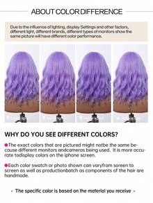 Peluca Bob colorida de 12 pulgadas con flequillo, peluca de onda de agua resistente al calor de fibra sintética, para mujeres y niñas, para fiestas de disfraces, uso diario o festivales de música