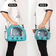 1pc Oxford Cloth Portable Carrier Bag For Small Pets Like Hamsters And Parrots Cat Carrier Cat Bag - Multicolor - View 3