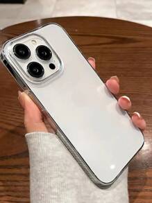 1pc Ultra Clear Crystal-Like Phone Case, Minimalist Hard PC Shell Compatible With IPhone 11/12/14/13/12/14/15/16 Pro Max/IPhone 16E