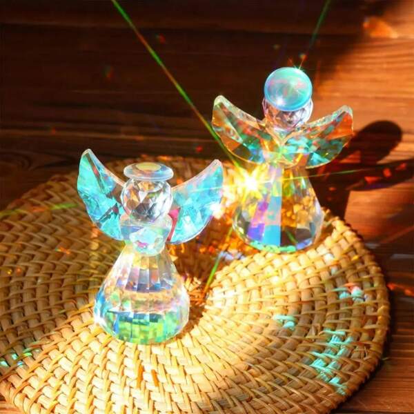 2pcs Angel Crafts Ornaments For Bedroom, Living Room, Garden Decoration, For Father's Day/Mother's Day, Wedding, Christmas, Valentine's Day, And All Kinds Of Celebratory Occasions - As Gifts For Friends And Family