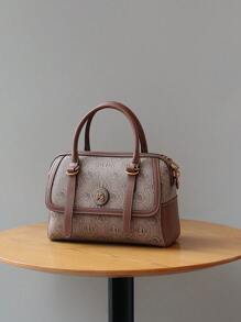 Borsa a mano con design di cuscino oversize, modello minimalista alla moda con unicorno, borsa a tracolla e shopper versatile, borsa a spalla e borsa a tracolla vintage in PVC trapuntato di alta qualità per donne, nuovo arrivo 2025