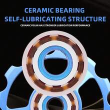 16T Ceramic Bearing Rear Derailleur Pulley Wheel For Mountain Road Bicycle Gearshift Components - Multicolor - View 8