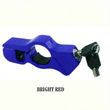 Trava de acelerador de guidão de motocicleta leve e antifurto premium, trava conveniente para deslocamentos diários. - Tamanho Único - Ver 9