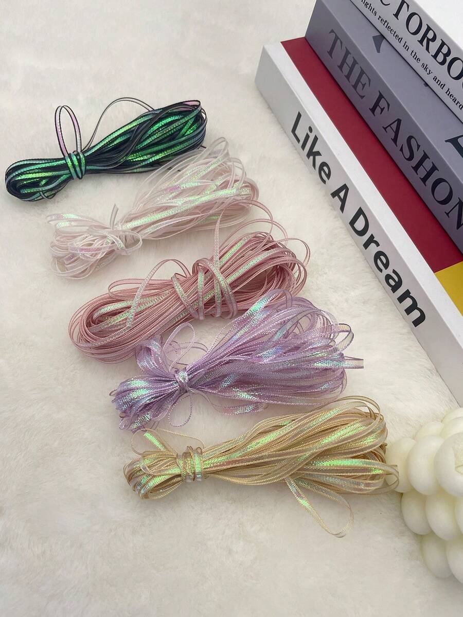 1pc 10m Gradient Chiffon DIY Ribbon, Craft Gift Wrapping Ribbon ...