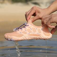 1 par de calcetines/zapatos de mujer para exteriores y playa, zapatos de agua con suela blanda para parque acuático, caminata por arroyos, natación, ejercicio en interiores, yoga, saltar la cuerda