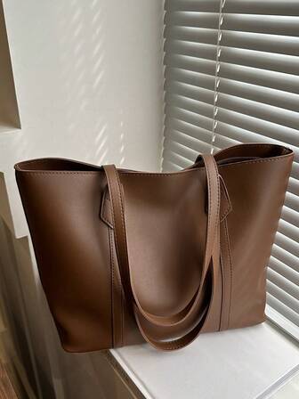 1pc Retro Minimalist Chic Large Capacity Commute Shoulder Bag For Women, 2024 New Stylish Design