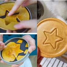 Stainless Steel Biscuit Cutting Set, Star, Umbrella, Triangle, And Round Biscuit Molds, Can Be Used To Bake Biscuit Shapes And Make Clay. - Silver - View 8