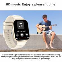 1pc Unisex Silicone Band Smart Watch, 1.83 Inch TFT High-Definition Touch Screen With Temperature, Weather Forecast, Bluetooth, Sports Information Reminder, Alarm Clock, Date Display, Call Alert, Compatible With Android & IOS, Suitable For Daily Use