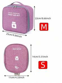 Portable Medical Bag, Home/Travel First Aid Kit, Emergency Medicine Storage, Mini First Aid Pouch - Multicolor - View 7