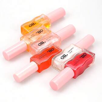 Leoyol 1 pieza Aceite labial con esencia de miel y fruta, hidratante de larga duración, ilumina las líneas de los labios, brillo labial transparente con efecto perlado