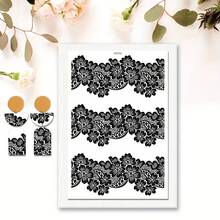 Watercolor Flower Transfer Paper - 1 Sheets Vintage Rustic Floral Transfer Paper For Polymer Clay Earrings, Retro Flower Clay Transfer Paper For Jewelry - Multicolor - View 30