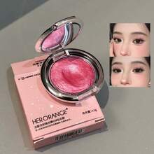 HERORANGE 光效高光笔，珍珠、闪光、微妙闪光 - 用于突出肤色和轮廓，眼影和高光两用美容化妆、音乐节和情人节礼物