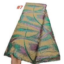 African Jacquard Lace Fabrics 2025 French Brocade Lace Fabrics For Evening Women Party Dress Sewing