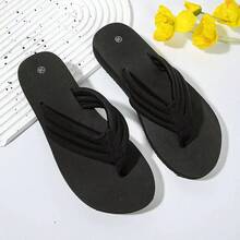 2025 Summer Fashion Comfortable Lightweight Flip Flops - Black - View 1