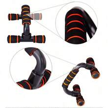 LOTANK 防滑俯卧撑架家用健身力量架健身房把手俯卧撑杆锻炼手臂胸部肌肉训练健美器材 - 彩色 - 查看 5