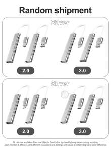 2.0 3.0 USB HUB Mini USB Hub, 4-Port USB Hub USB Splitter , Ultra Slim Portable Data Hub With 1 USB 3.0/3 Usb 2.0 Expander For Laptop, Flash Drive, HDD, Console, Printer, Camera, Keyborad, Mouse,4-Port USB Expander Applies To Various Devices - 4 Port Hub - View 10