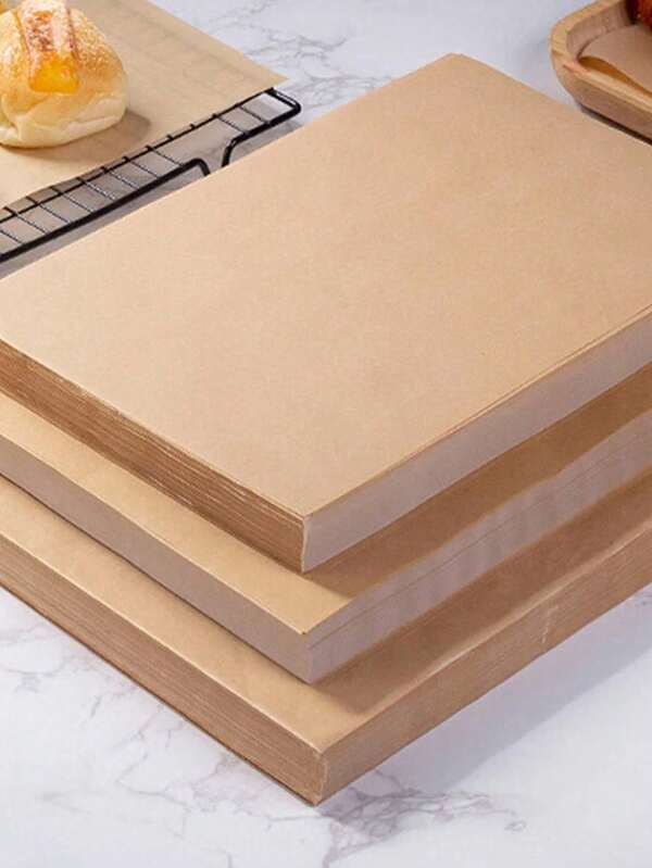50 Stücke Fettaufsaugpapier für Frittiergut und Desserts, Backpapier für Heißluftfritteusen, Pizzapapier, fettdichtes Papier für Grillhähnchen, Fettaufsaugpapier für Heißluftfritteusen, Heißluftfritteusen-Zubehör