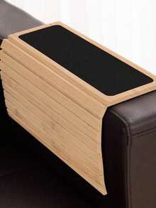 Wooden Sofa Armrest Tray Is Suitable For Flexible/Foldable Sofas. Sofa Armrests Are Perfect For Storing Drinks, Snacks, Remote Controls, Or Mobile Phones. Large Armrest Tray Suitable For Sofa Armrests - Multicolor - View 5