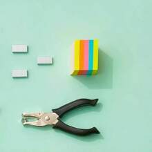 1 Hole Paper Punch  Single Small Hole Puncher, Black, 10 Sheet Capacity, Non-Powered Desk Tool - 1 - View 3