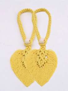 2pcs Curtain Ties - Handmade Woven Curtain Ties, Bohemian Home Decor Curtain Ties For Indoor And Outdoor Curtain Decoration Gifts Birthday Graduation