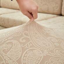 1pc Sofa Cushion Cover, All-Season Jacquard Stretchy Sofa Slipcove' Home Decor Bedroom Decor Room Decor Aesthetic Room Decoration Stuff Living Room Decor Sofa Cover Couch Cover Sofa Covers