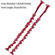 1 对花朵胸罩肩带可拆卸花卉胸罩肩带装饰花朵蕾丝肩带适用于无肩带礼服胸罩花朵蕾丝肩带女士 - 彩色 - 查看 4