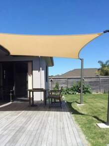 Beżowa siatka przeciwsłoneczna, ochrona przed promieniowaniem UV, szopa na rośliny, osłona przeciwsłoneczna na zewnątrz, siatka, tkanina HDPE, osłona przeciwsłoneczna ze współczynnikiem ochrony przeciwsłonecznej 75-80%