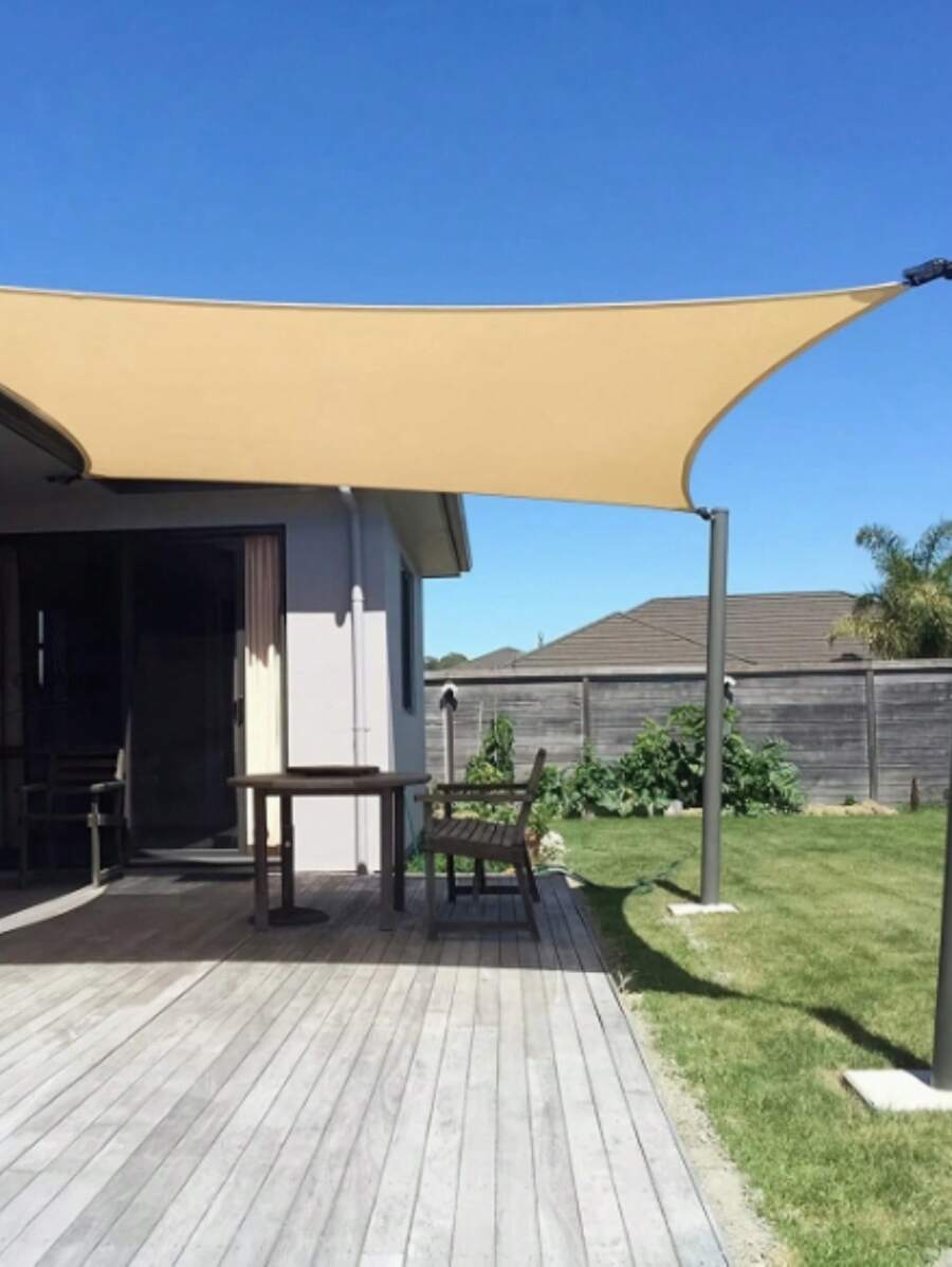 Beżowa siatka przeciwsłoneczna, ochrona przed promieniowaniem UV, szopa na rośliny, osłona przeciwsłoneczna na zewnątrz, siatka, tkanina HDPE, osłona przeciwsłoneczna ze współczynnikiem ochrony przeciwsłonecznej 75-80%