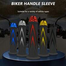 Ultra Anti-Slip Motorcycle Handle Grips, Silicone Dot Texture For Precise Control And Confident Cornering, Motorcycle Accessories