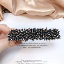 1 Stück/Set Haarspange mit Kunstperlen & Kristallen, große Haarklammer für Halbdutt, Haaraccessoire Geschenk für Mädchen, Muttertagsgeschenk, flache Haarklammer, Haarklammern, Clips fürs Haar, Haarspangen, Haarklauern